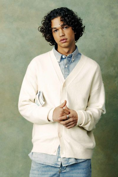 Cardigan col v