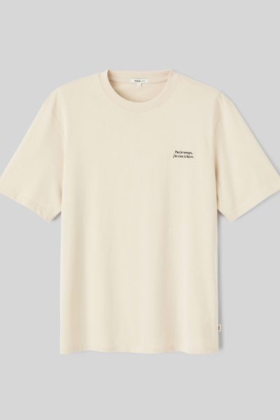 T-shirt broderie poitrine