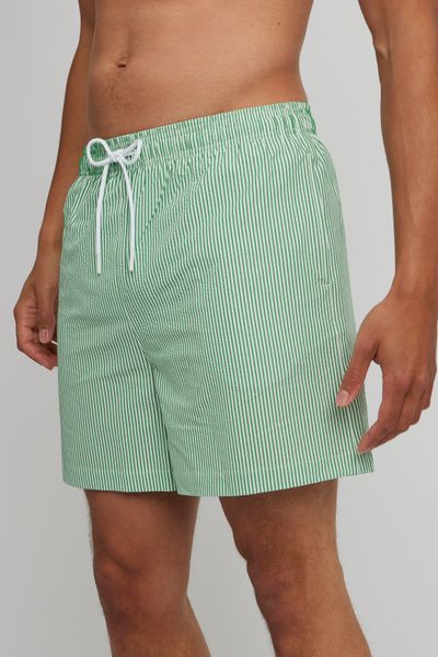 Short de bain en seersucker