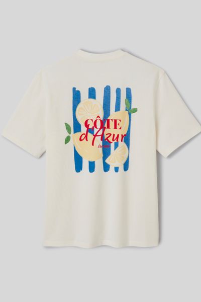 T-shirt imprim&eacute; devant/dos