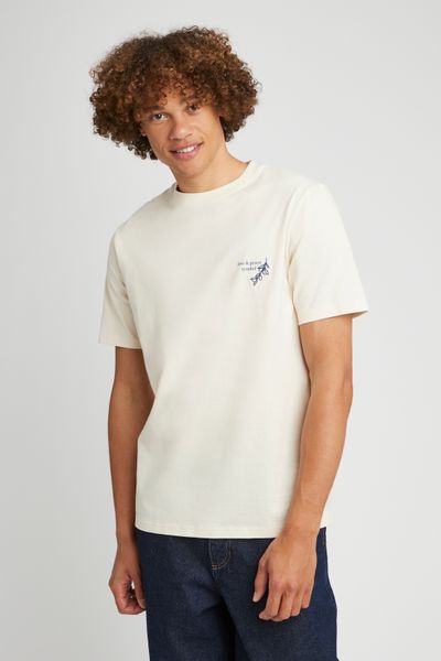 T-shirt brodé à message