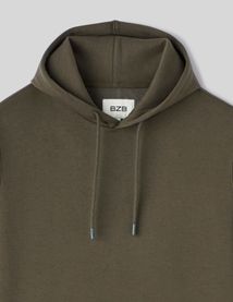 Sweat basique &agrave; capuche