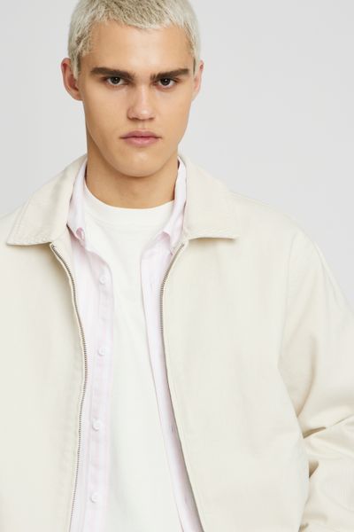 Veste zippée col velours