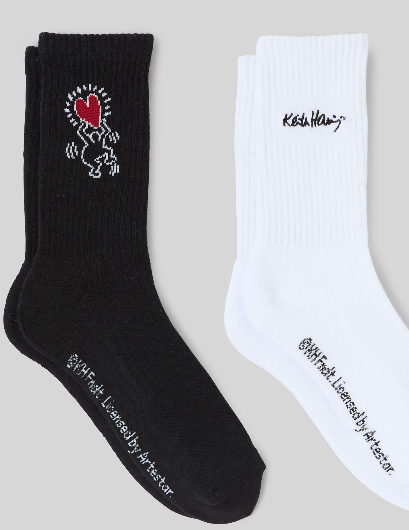 Lot de 2 paires de chaussettes KEITH HARRING