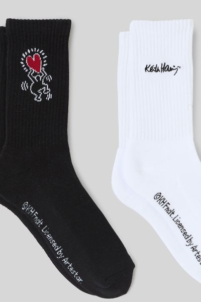 Lot de 2 paires de chaussettes KEITH HARRING
