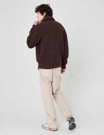 Pull col camionneur en laine