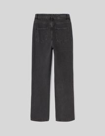 Jean straight taille haute