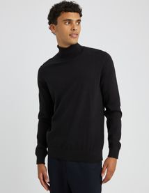 Pull col roulé
