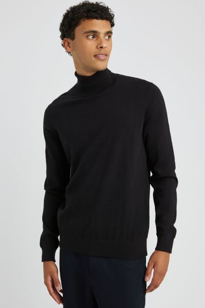 Pull col roulé
