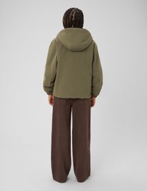 Parka r&eacute;versible l&eacute;opard