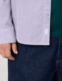 Chemise droite en velours