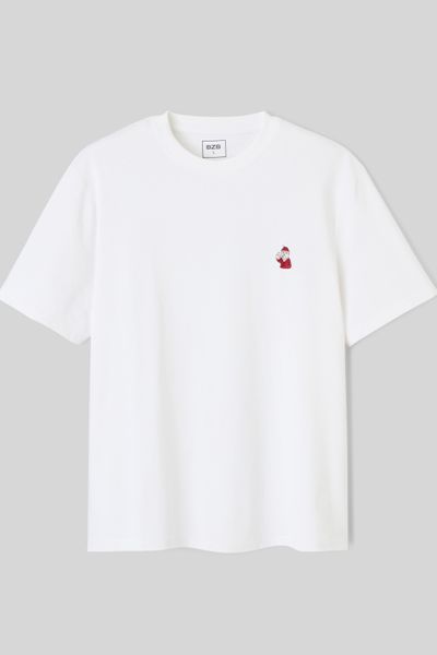 T-shirt broderie poitrine