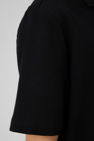 Chemise waffle manches courtes