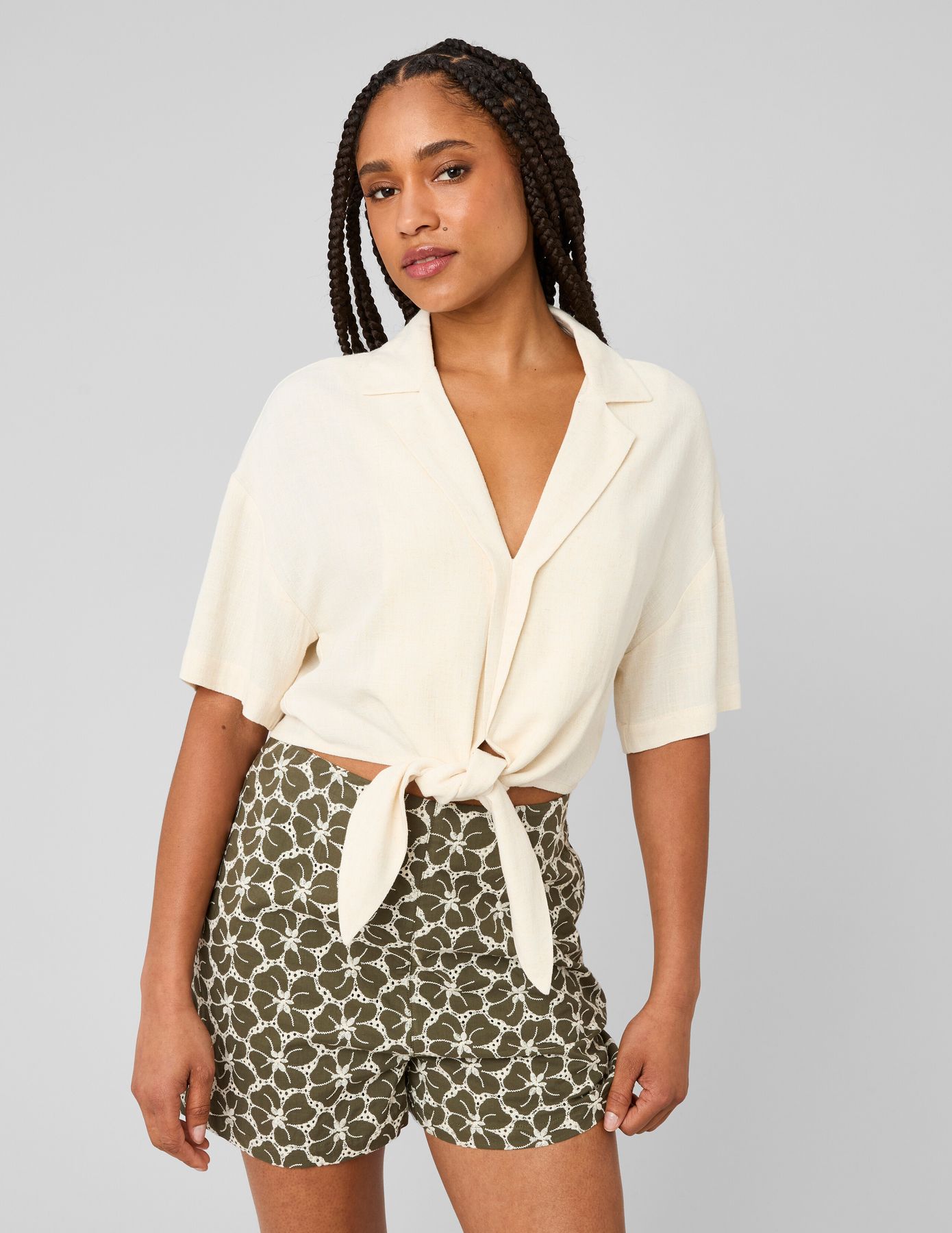 Chemisette &agrave; nouer