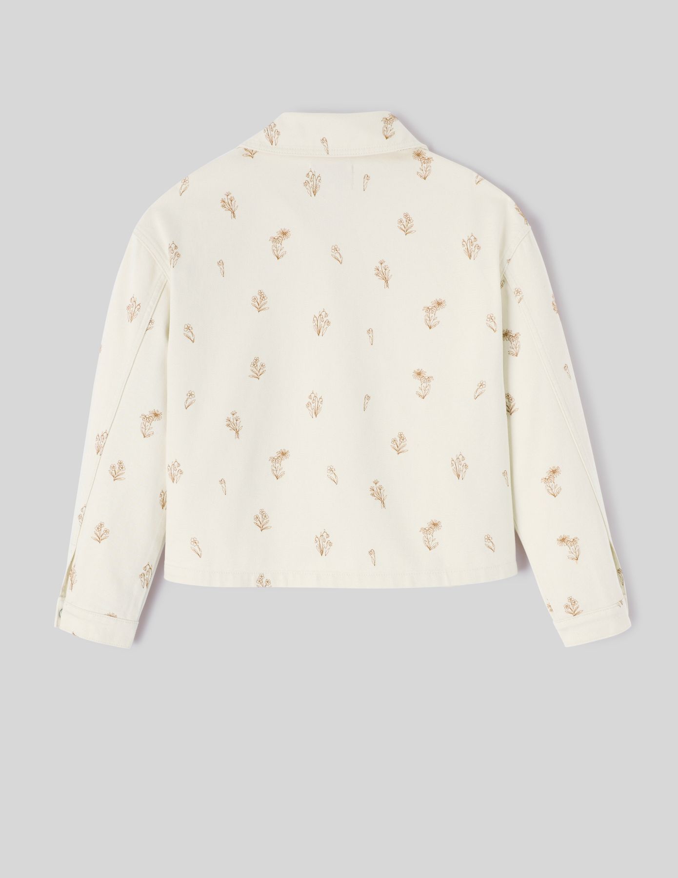 Veste en jean brodée