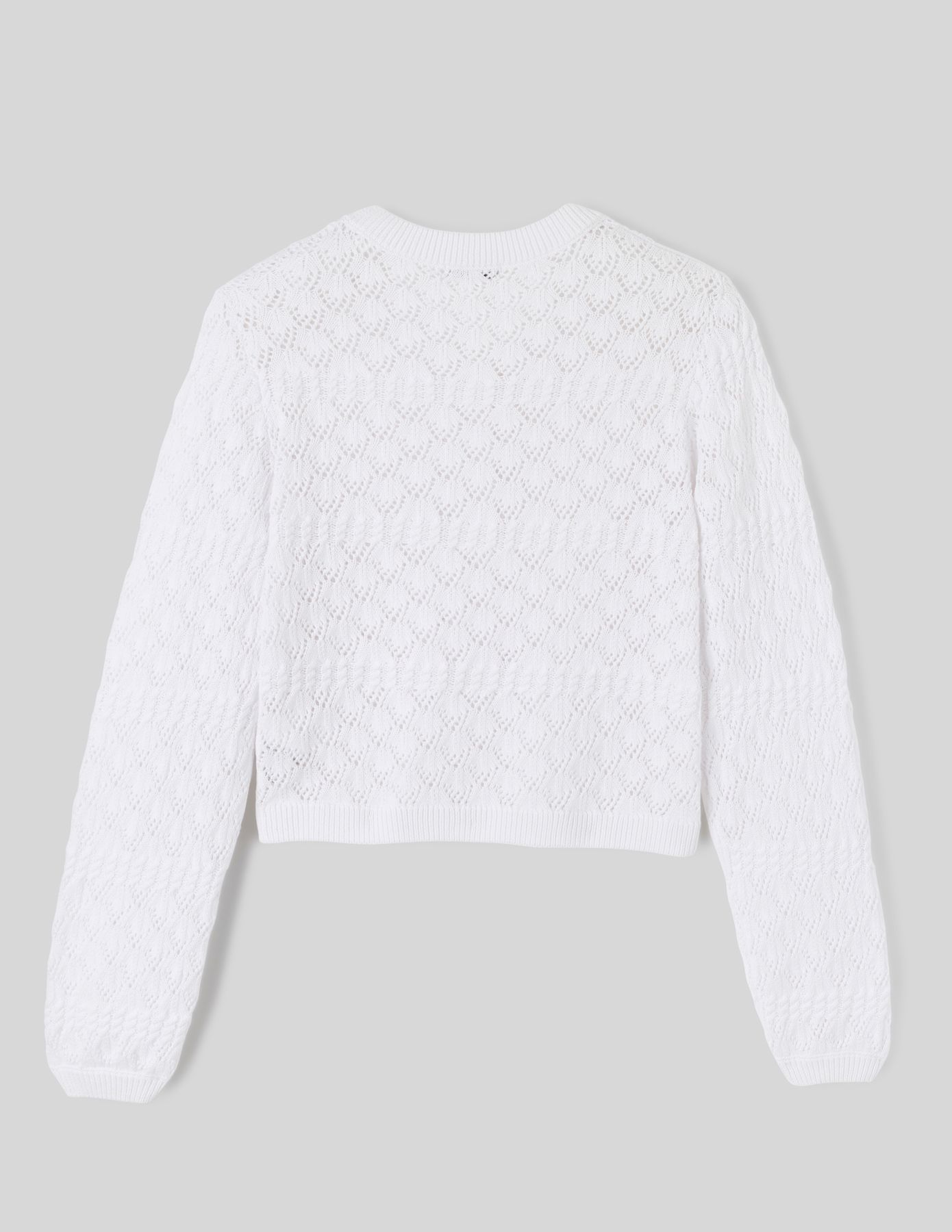 Gilet ajouré uni