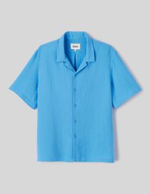 Chemise manches courtes gaze de coton