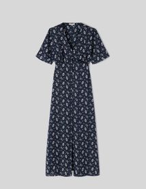 Robe longue imprimée