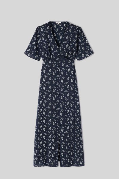 Robe longue imprimée