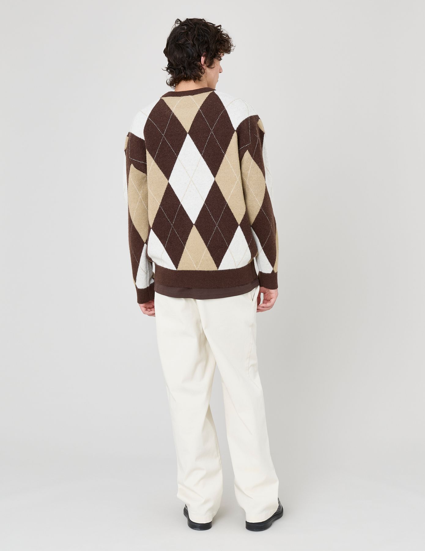 Pull à motif losange