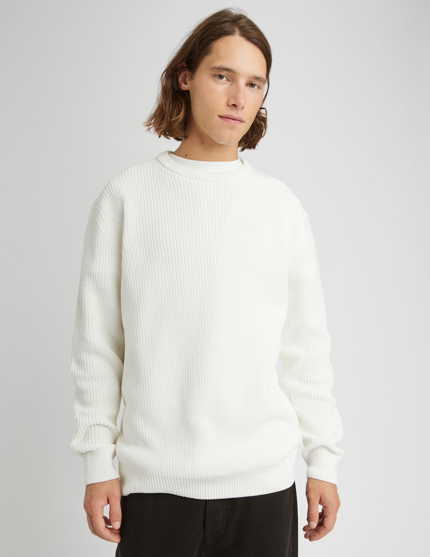 Pull maille chenille