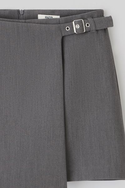 Jupe short portefeuille en polyester recyclé