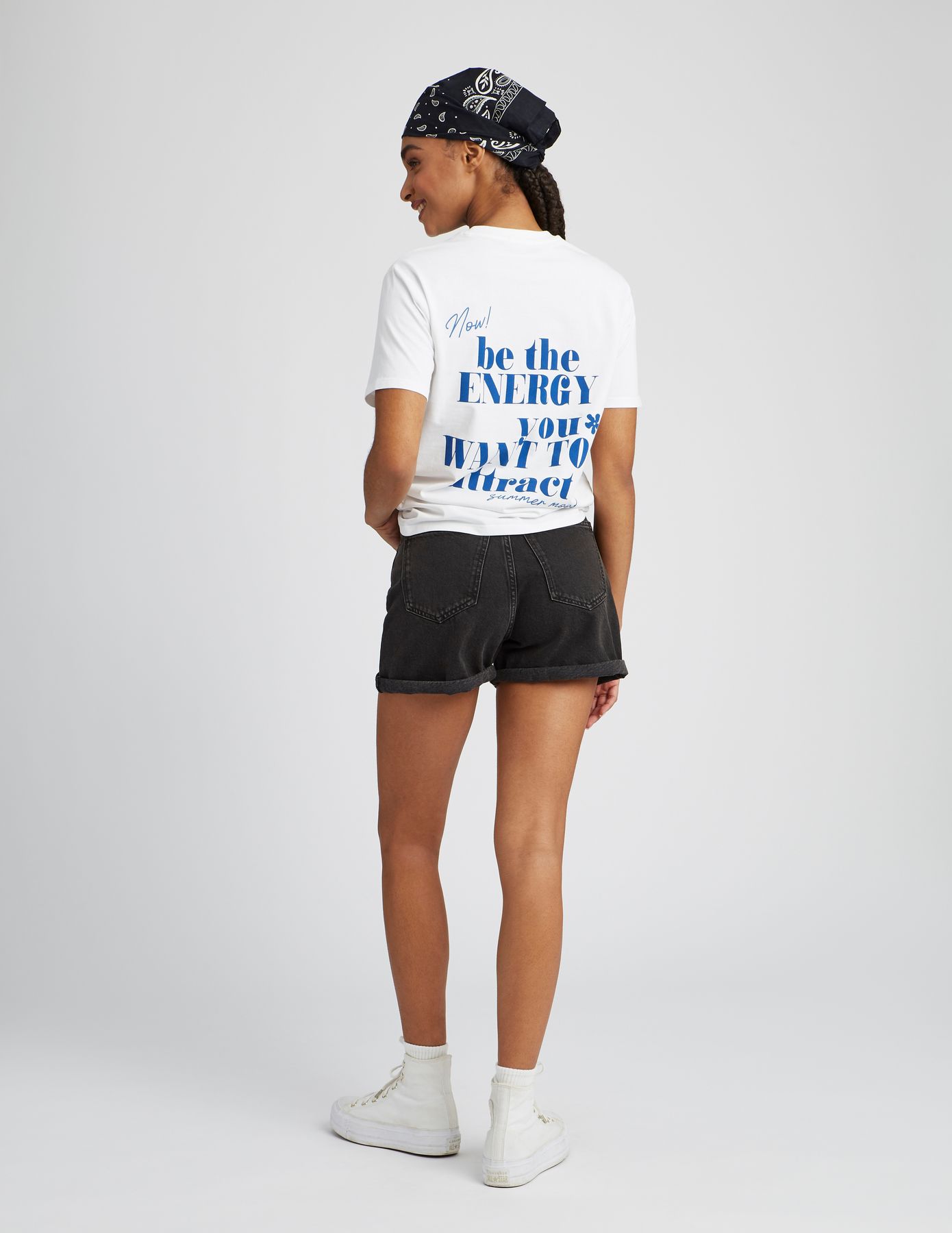 Short en jean mom fit