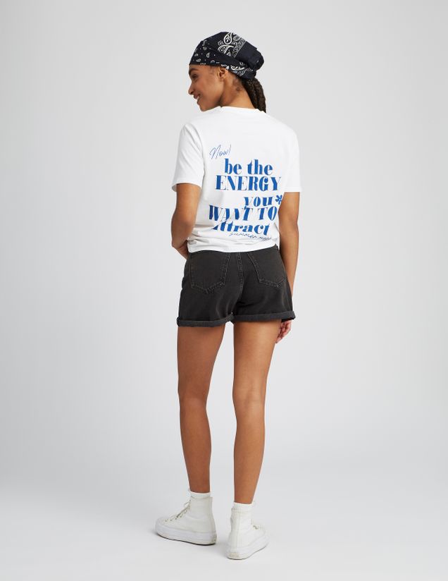 Short en jean mom fit