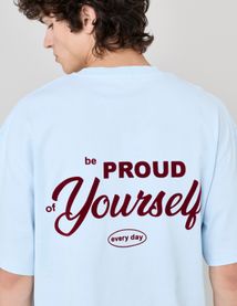 T-shirt imprim&eacute; devant/dos