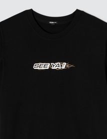 T-shirt imprimé esprit racing