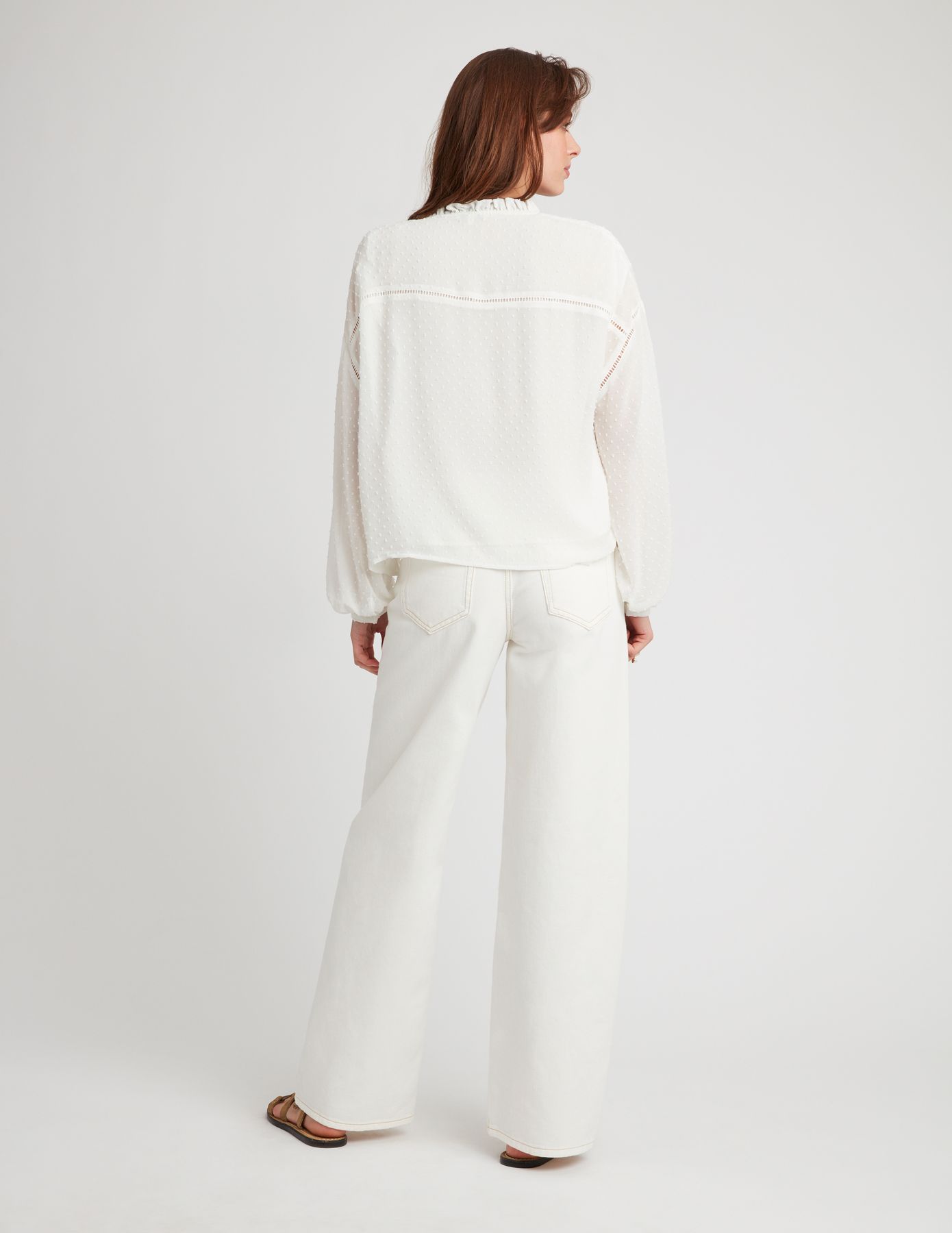 Blouse en plumetis