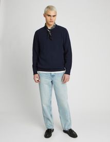 Pull col rond uni