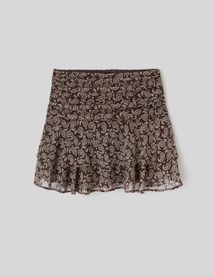 Jupe short imprim&eacute;e