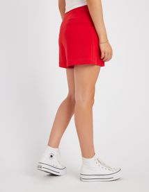 Short à boutons fantaisie en polyester recyclé
