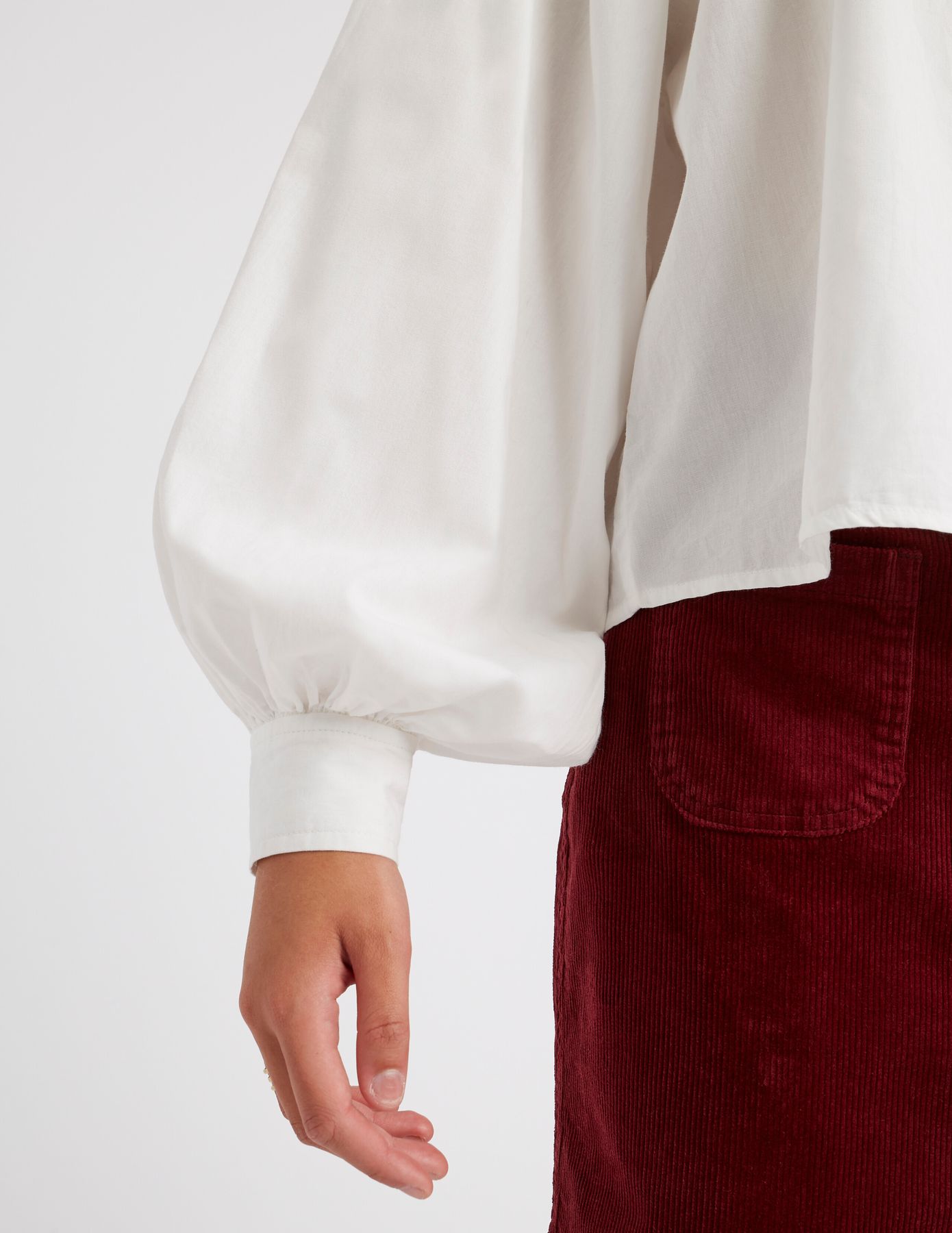 Chemise &agrave; manches bouffantes