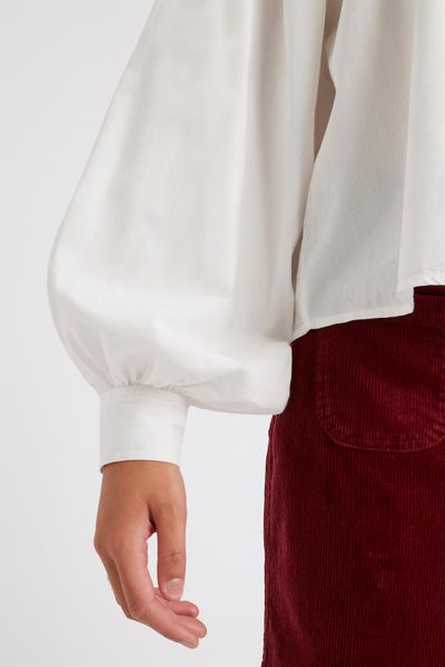 Chemise &agrave; manches bouffantes