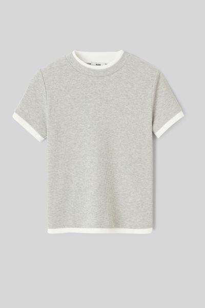 T-shirt effet de superposition