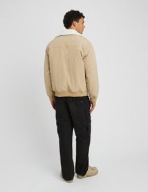 Veste zippée col sherpa