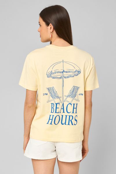 T-shirt imprim&eacute; devant/ dos