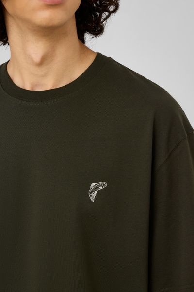 T-shirt imprim&eacute; devant / dos