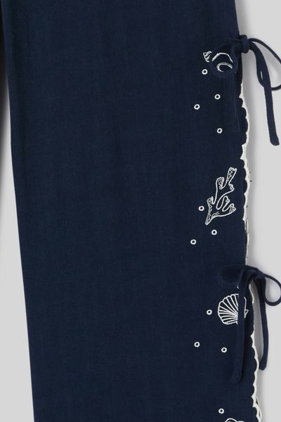 Pantalon broderie