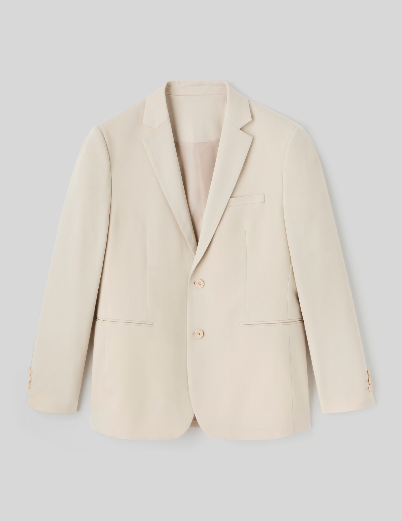 Veste de costume coupe droite