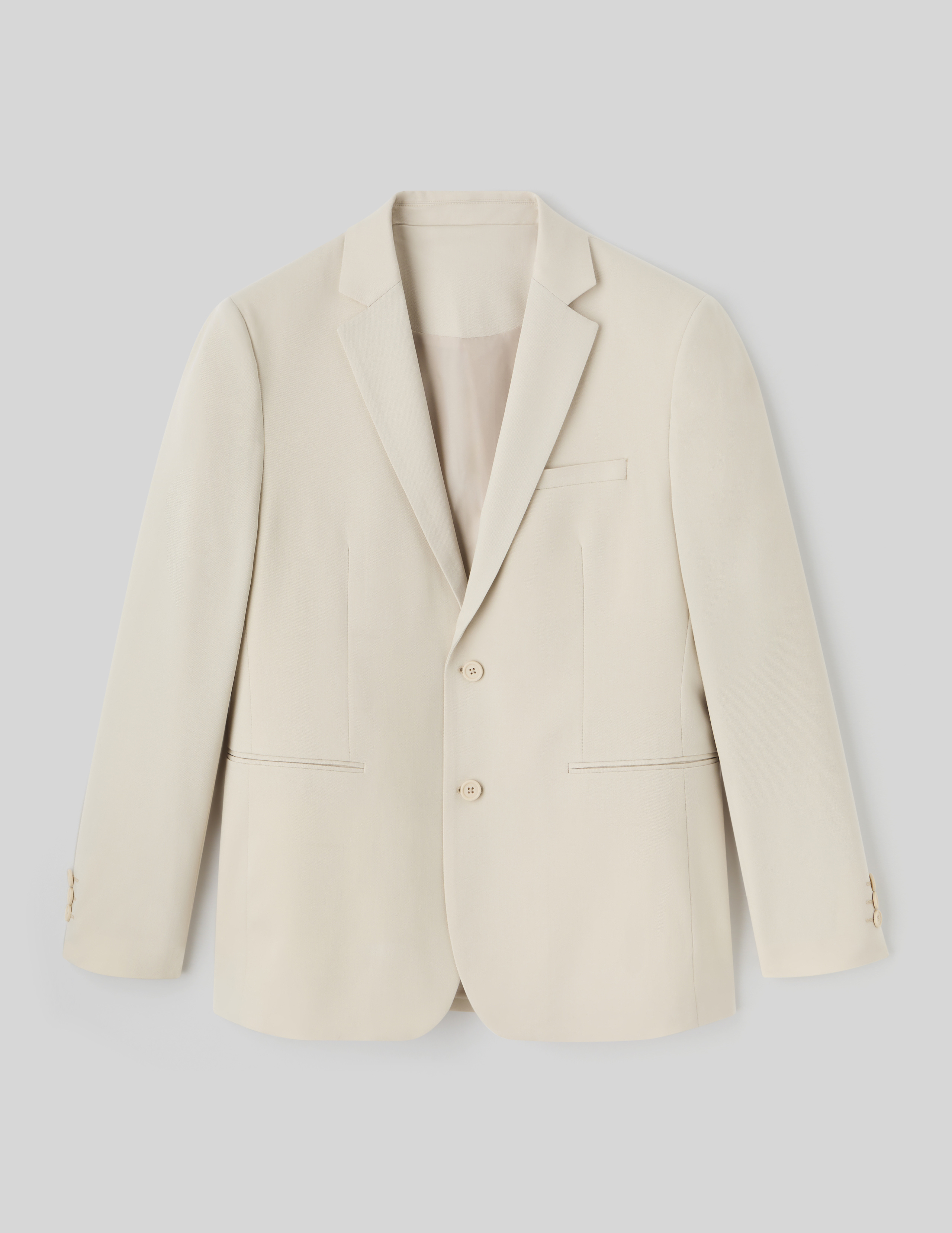 Veste de costume coupe droite
