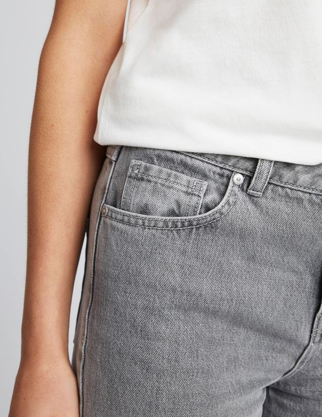 Jean wide leg revers