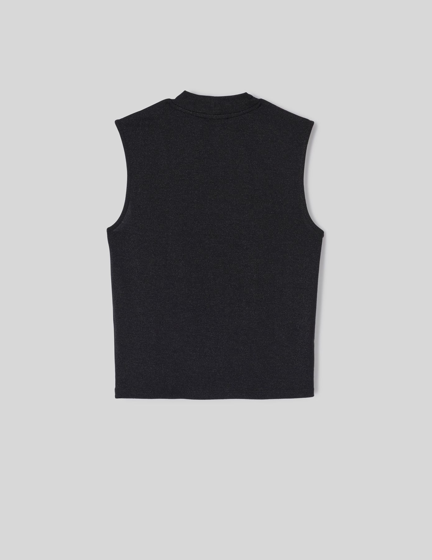 T-shirt sans manches col montant