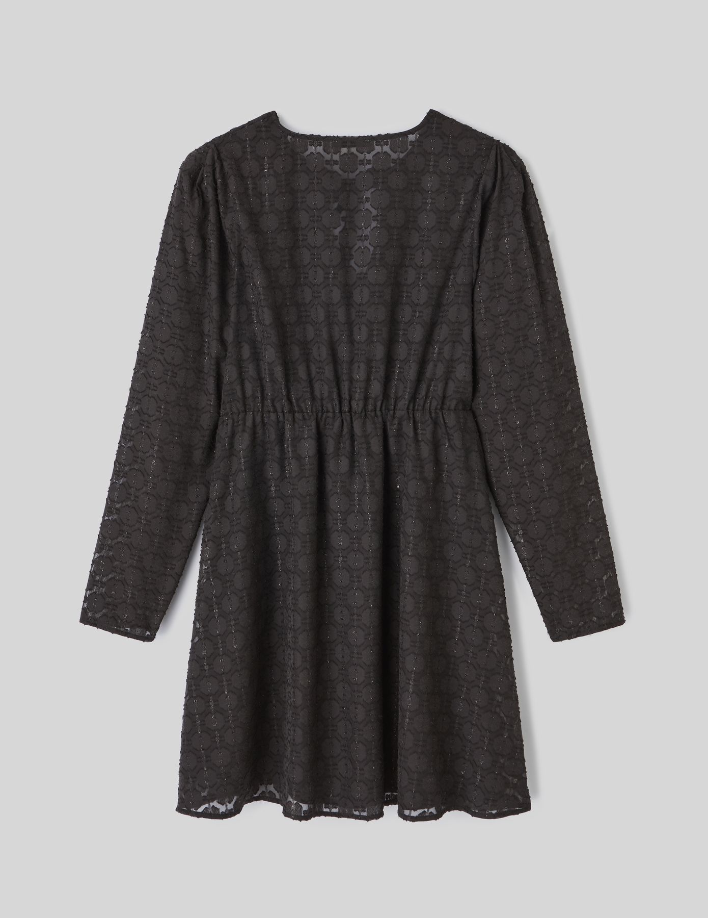 Robe courte jacquard
