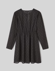 Robe courte jacquard