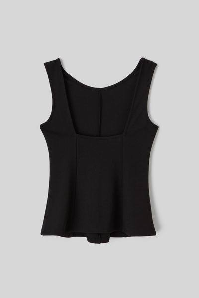 Débardeur dos nu peplum