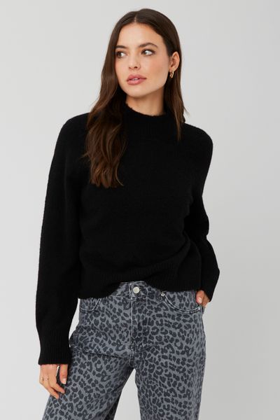Pull col montant premium