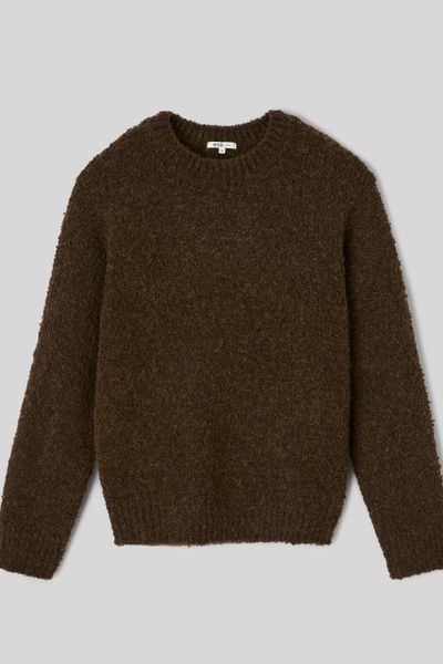 Pull maille bouclette